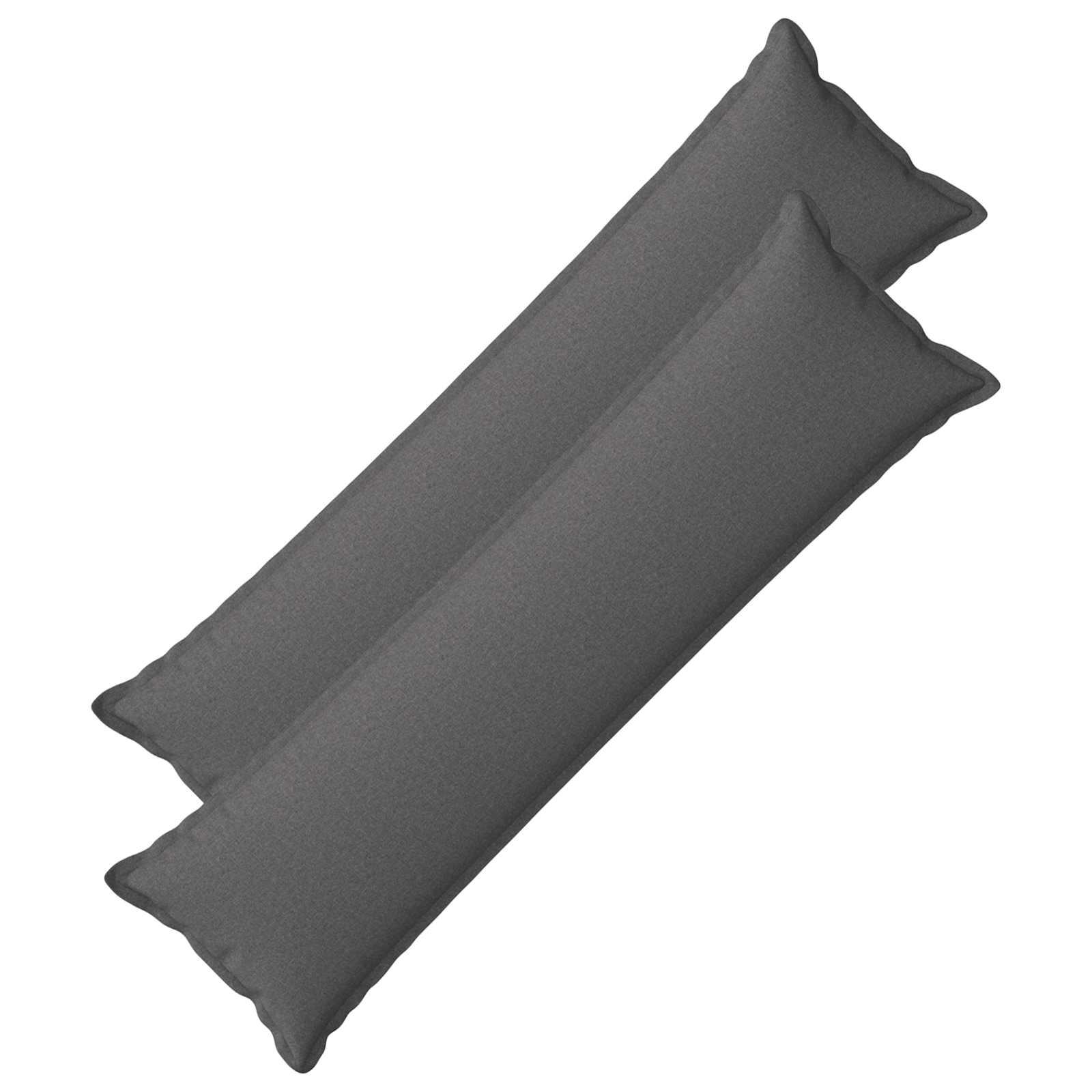 Pudebetræk HOUTEN 2 stk. lysegrå 40 x 145 cm