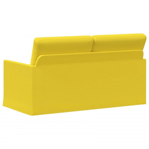 2-personers sofa lys gul 150 x 81 x 82 cm