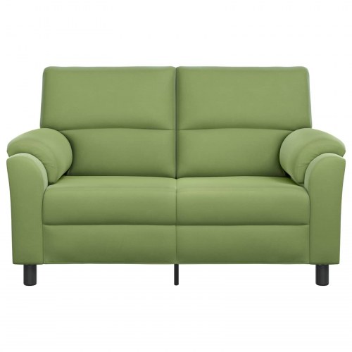 2-personers sofa i lys grøn fløjl - 154 x 85 x 93 cm