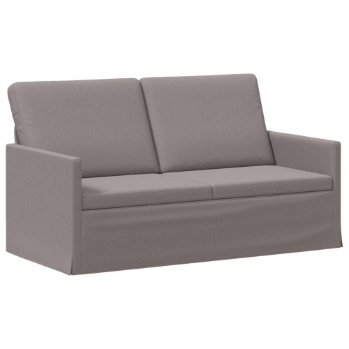 2-personers sofa i stof - gråbrun 150 x 81 x 82 cm