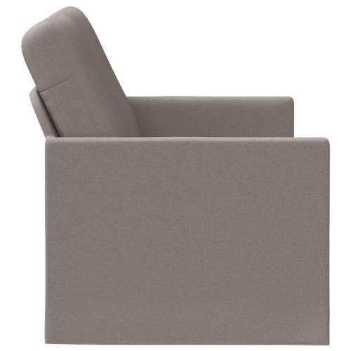 2-personers sofa i stof - gråbrun 150 x 81 x 82 cm