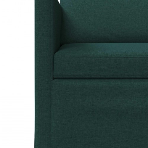 2-personers sofa mørkegrøn 150 x 81 x 82 cm
