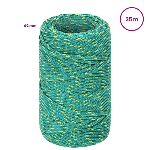 Universaltov i PP 2 mm 25 m - grøn