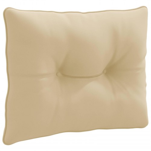 Rygpude PUTTEN - beige 60 x 40 x 10 cm