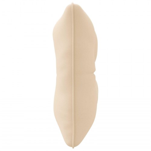 Rygpude PUTTEN - cremefarvet 60 x 40 x 10 cm