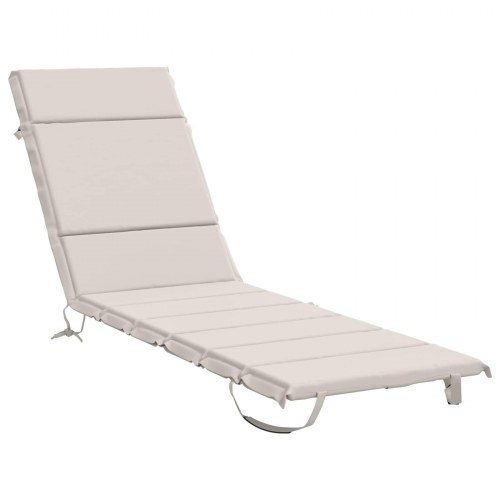 Solsengspude GEMERT - hvid 200 x 60 x 3 cm