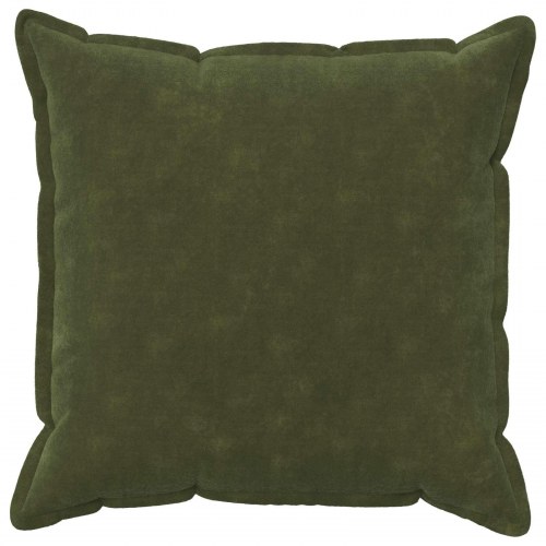 Pudebetræk HOUTEN 2 stk. i mikrofiber fleece - grøn 60 x 60 cm