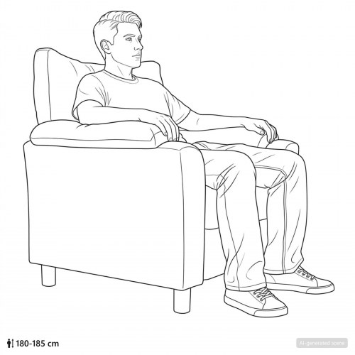 Sofa i fløjl - mørkegrå, 94 x 85 x 93 cm