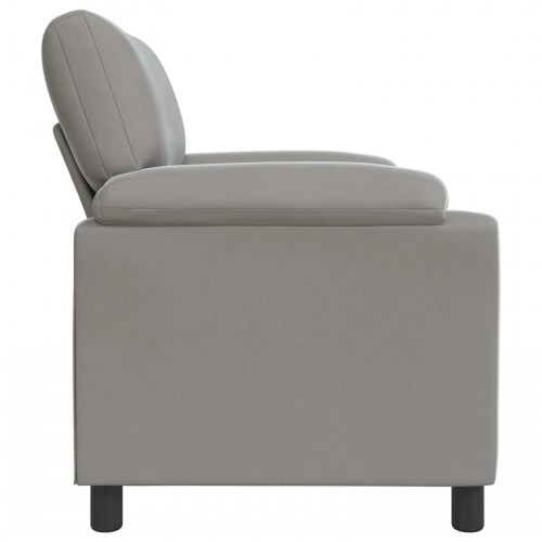 1-personers sofa lysegrå 94 x 85 x 93 cm - fløjl