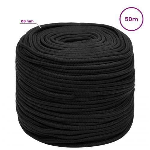 Universaltov 6 mm 50 m - sort PP