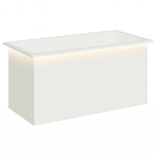 Plantekasse med LED - hvid 50 x 100 x 48 cm
