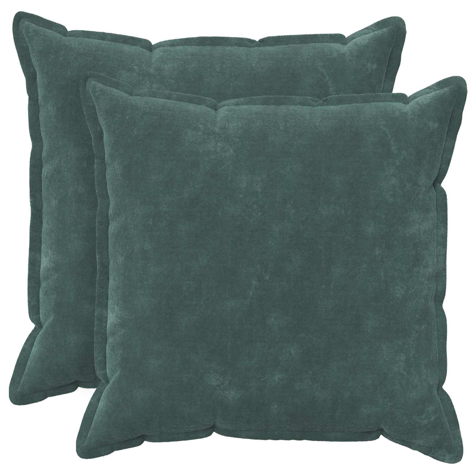 vidaXL Pudebetræk 2 stk. HOUTEN Hav Blå 80 x 80 cm Mikrofiber Fleece