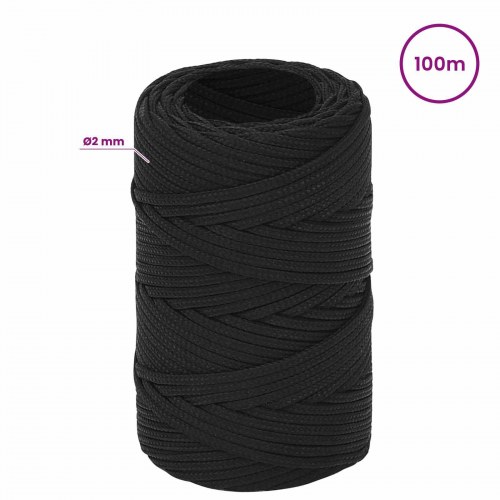 Universaltov 2 mm 100 m - sort PP