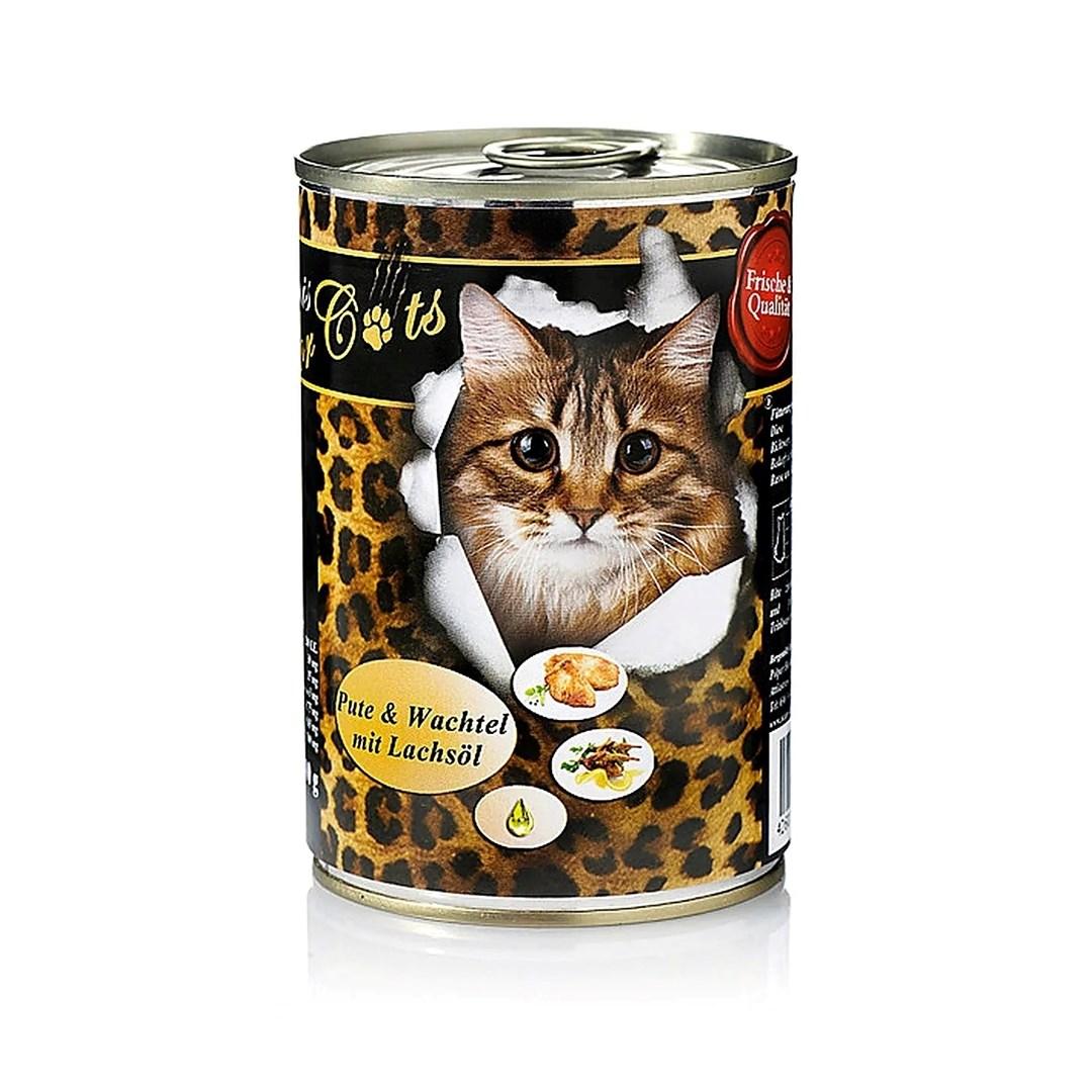 Vådfoder til kat O'Canis kalkun, vagtel og laks - 400 g