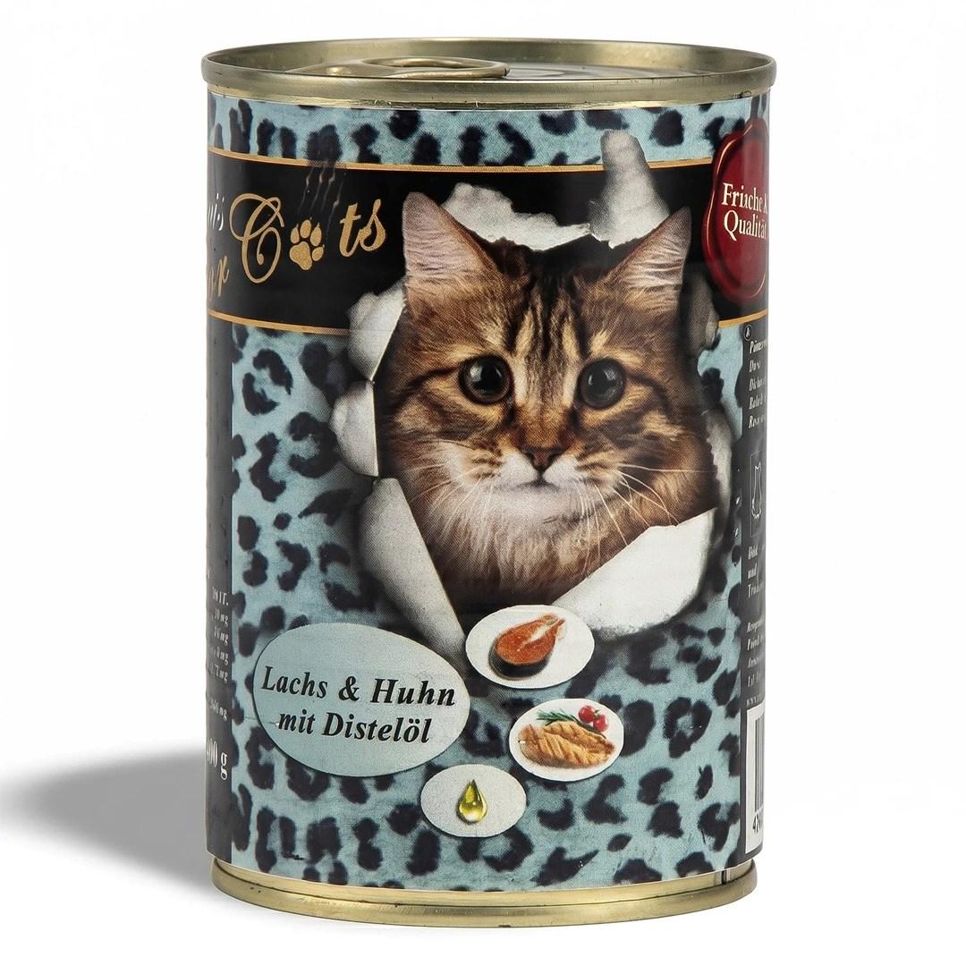 Vådfoder til katte O'Canis Kylling med laks - 400 g