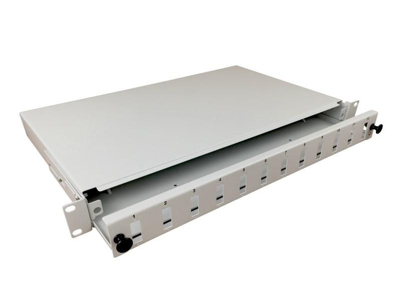 Patchpanel-tilbehør Alantec FOP-1U-12SCD-S - grå