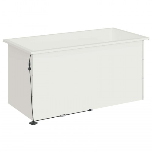 Plantekasse med LED 2 stk. - hvid 50 x 100 x 48 cm