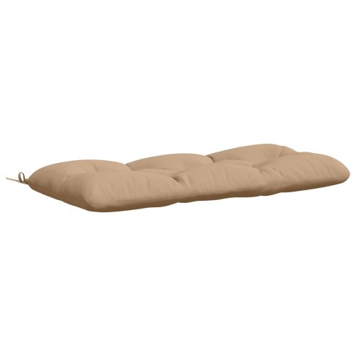 Bænkpude VIANEN sandfarvet 130 x 50 x 12 cm