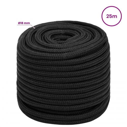 Universaltov 18 mm 25 m - sort PP