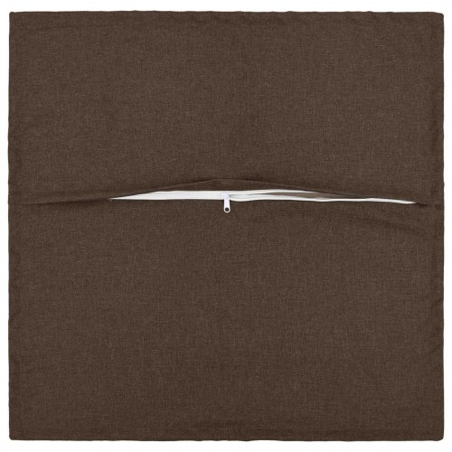 Pudebetræk HOUTEN 6 stk. - gråbrun 70 x 70 cm
