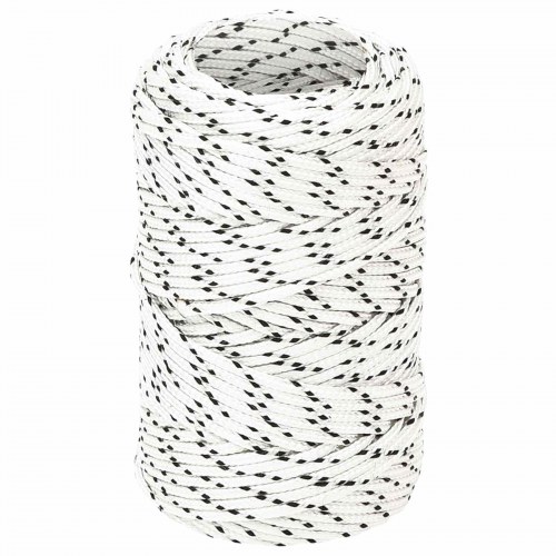 Universaltov 2 mm 50 m - hvid polyester