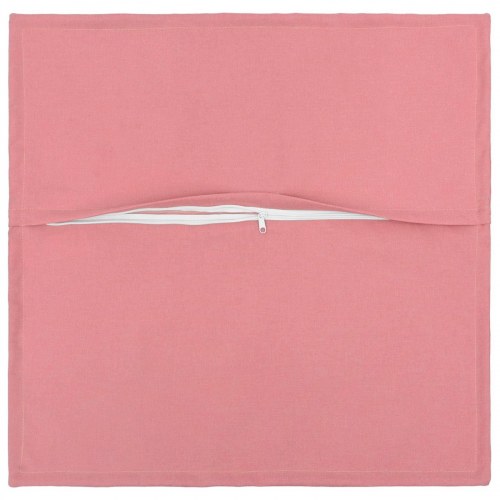 Pyntepuder 2 stk. lyserød 80 x 80 cm i faux linned