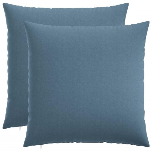 Pudebetræk 2 stk. HEERLEN - jeans blå 80 x 80 cm