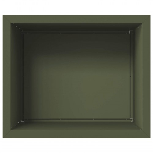 Plantekasser med LED 2 stk. - olivengrøn 50 x 60 x 48 cm