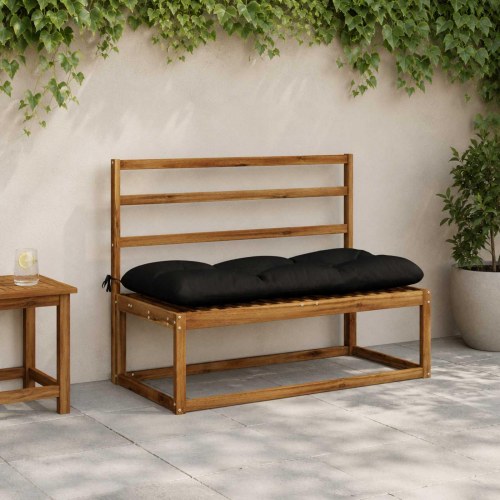 Bænkepuder VIANEN 2 stk. - sort 120 x 50 x 12 cm