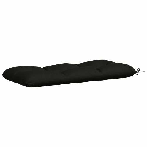 Bænkepuder VIANEN 2 stk. - sort 120 x 50 x 12 cm