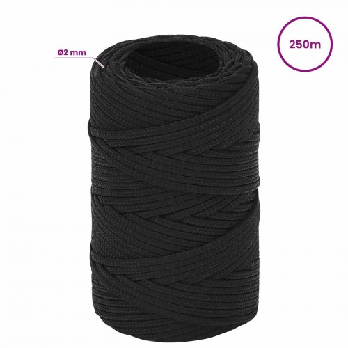 Universaltov 2 mm 250 m PP - sort