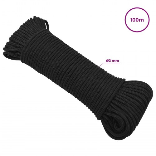 Universaltov 3 mm 100 m - sort PP
