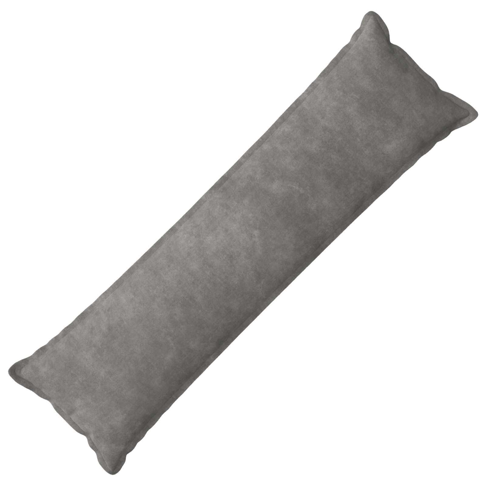 vidaXL Pude med pude HOUTEN Lysegrå 40 x 145 cm Mikrofiber Fleece