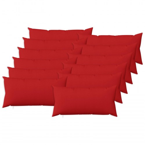 Pudebetræk 12 stk. HEERLEN - rød 40 x 80 cm