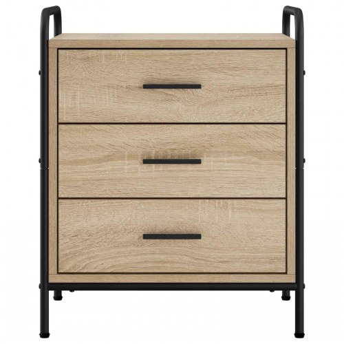 Sengeborde 2 stk. i Sonoma-eg - 48 x 36,5 x 60 cm