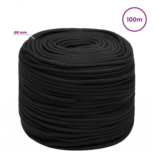Universaltov i PP 6 mm 100 m - sort