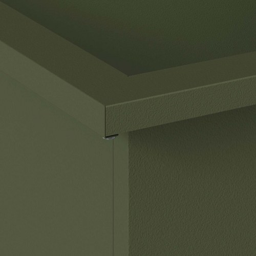 Plantekasse med LED - olivengrøn 50 x 50 x 48 cm