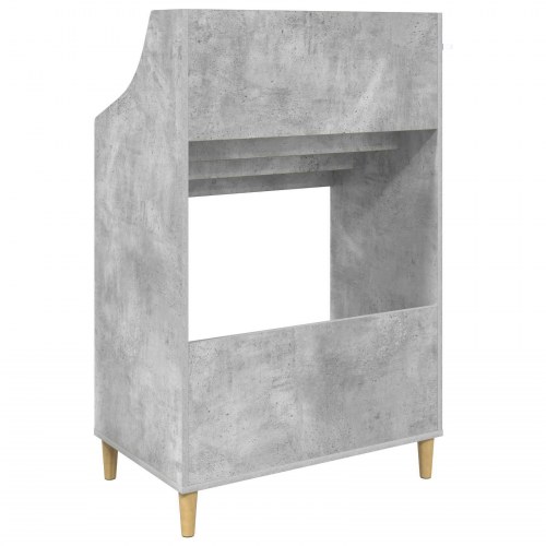 Mediehylle i betongrå - 70,5 x 46 x 112 cm