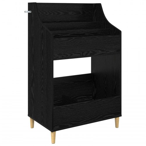 Mediehylde i sort eg - 70,5 x 46 x 112 cm