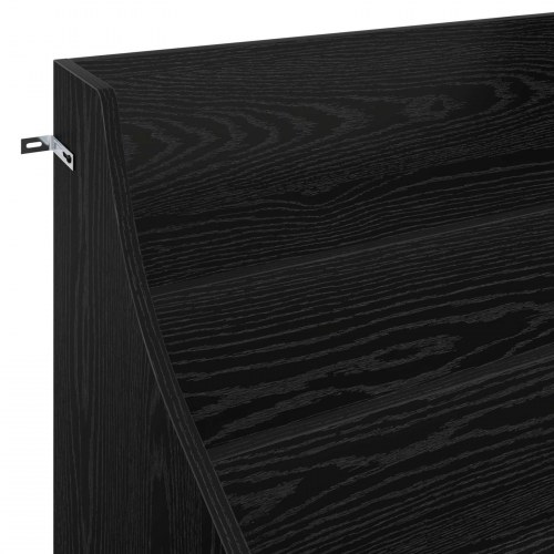 Mediehylde i sort eg - 70,5 x 46 x 112 cm