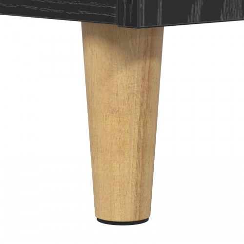 Mediehylde i sort eg - 70,5 x 46 x 112 cm