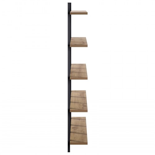 Væghylde i Artisan-eg 102 x 13,5 x 102 cm