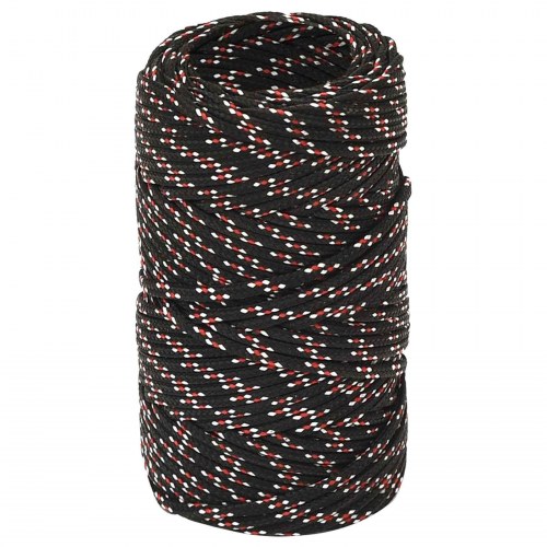 Universaltov 2 mm 250 m - sort/rød PP