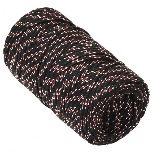 Universaltov 2 mm 250 m - sort/rød PP