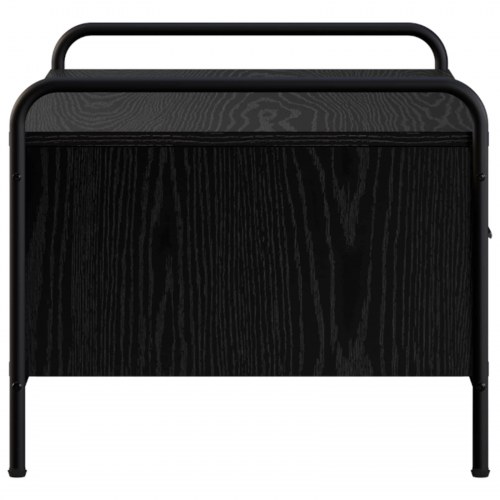 Sofabord i sort eg med 2 skuffer - 99,5 x 49 x 41 cm