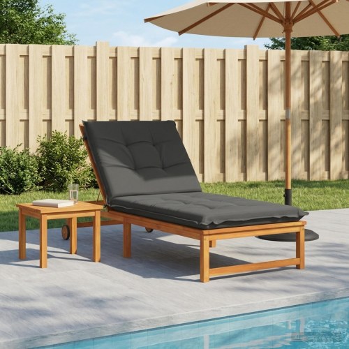 Solsengspude GEMERT - antracit 190 x 70 x 9 cm