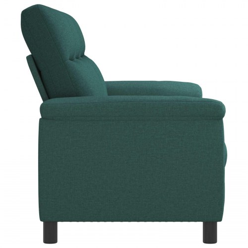 3-personers sofa mørkegrøn 214 x 90 x 95 cm