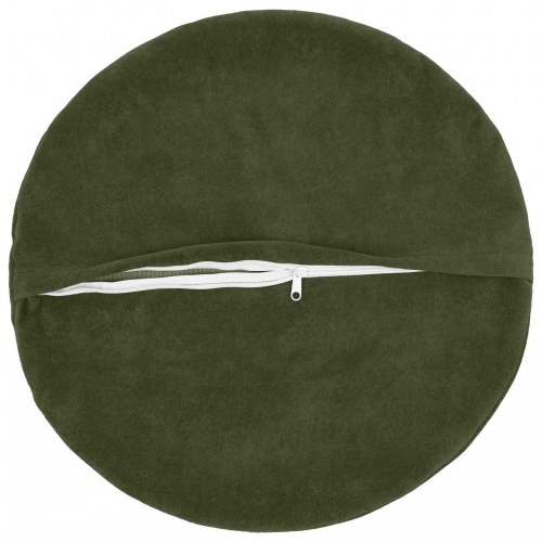 Rundt pudebetræk HEERLEN - grøn, 6 stk., Ø 60 cm
