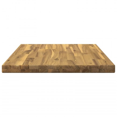 Rektangulær bordplade i massivt akacietræ - 90 x 40 x 3,2 cm