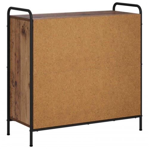 Bogskab i gammelt træ 80 x 33 x 80 cm